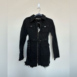 Dark denim dress
